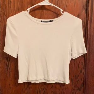 Brandy Melville Ribbed Crop-Top